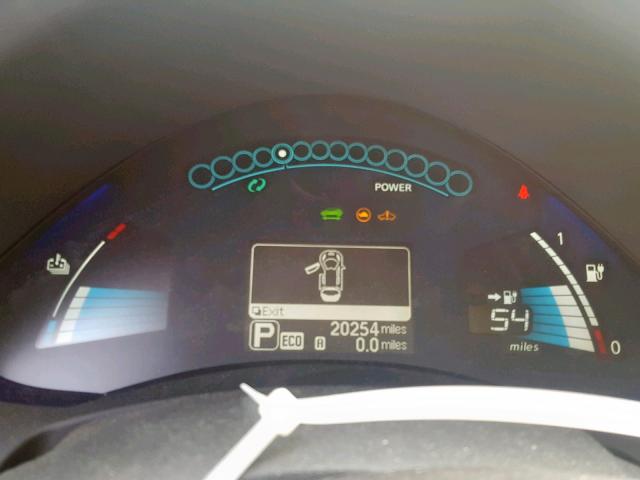 1N4BZ0CP3HC309842 - 2017 NISSAN LEAF S BLUE photo 8