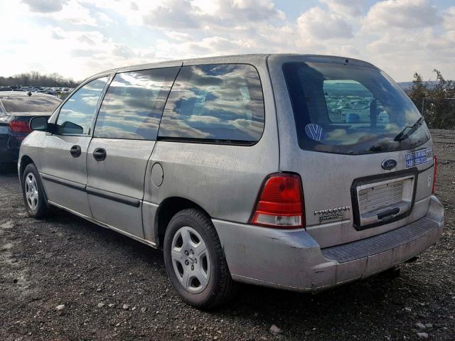 2FMZA50684BB32090 - 2004 FORD FREESTAR S SILVER photo 3