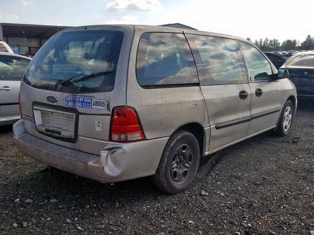 2FMZA50684BB32090 - 2004 FORD FREESTAR S SILVER photo 4