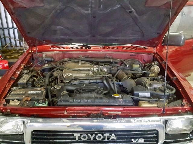 JT3VN39W8L0043915 - 1990 TOYOTA 4RUNNER VN RED photo 7