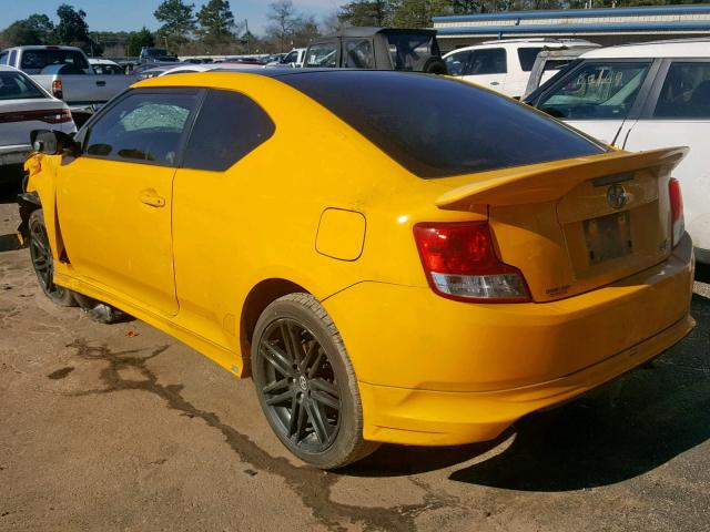 JTKJF5C7XC3028411 - 2012 TOYOTA SCION TC ყვითელი ფოტო 3