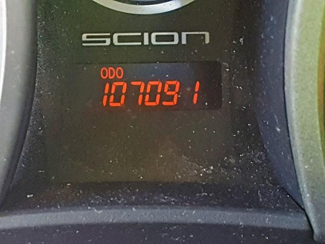 JTKJF5C7XC3028411 - 2012 TOYOTA SCION TC ყვითელი ფოტო 8