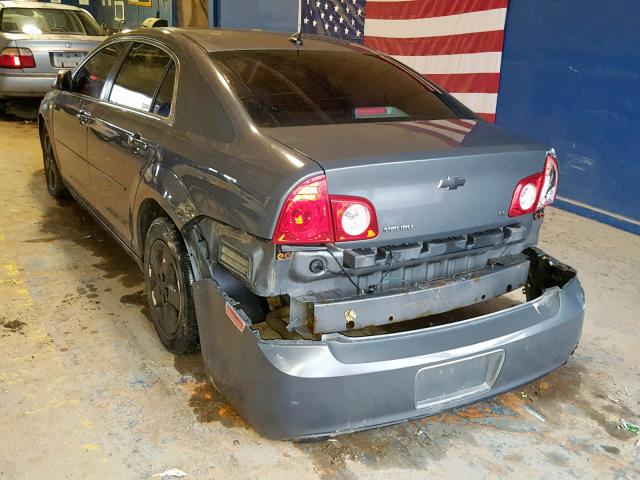 1G1ZG57B58F161484 - 2008 CHEVROLET MALIBU LS GRAY photo 3