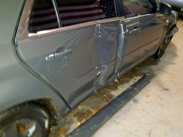 1G1ZG57B58F161484 - 2008 CHEVROLET MALIBU LS GRAY photo 9