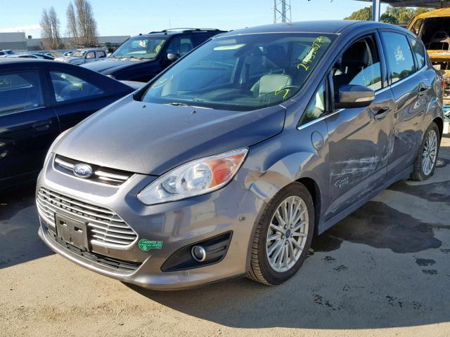 1FADP5CU0EL507033 - 2014 FORD C-MAX PREM GRAY photo 2