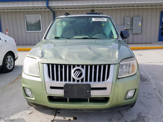 4M2CN9BG0AKJ24962 - 2010 MERCURY MARINER GREEN photo 7