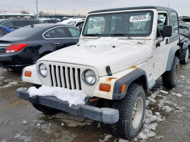 1J4FY29P1XP421199 - 1999 JEEP WRANGLER / YELLOW photo 2