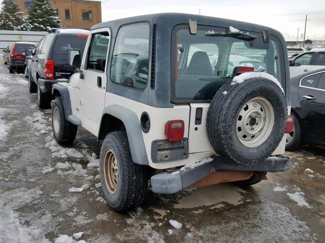 1J4FY29P1XP421199 - 1999 JEEP WRANGLER / YELLOW photo 3