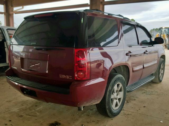 1GKFC13057J140976 - 2007 GMC YUKON MAROON photo 4