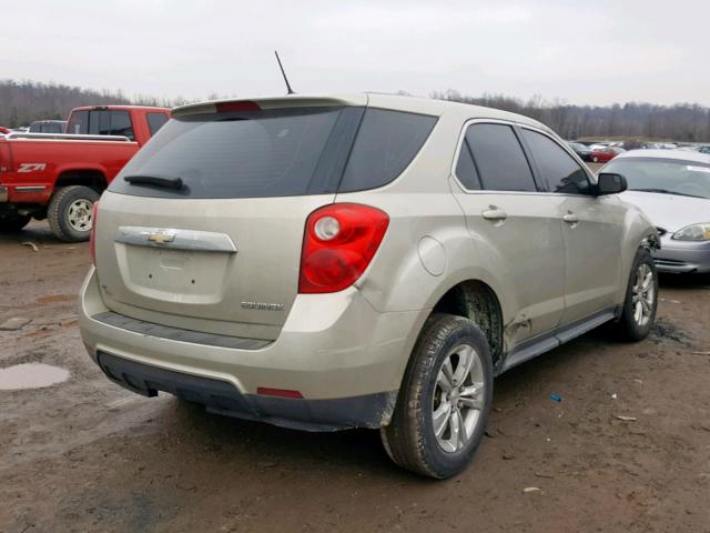 2GNALBEK1D6246285 - 2013 CHEVROLET EQUINOX LS GOLD photo 4