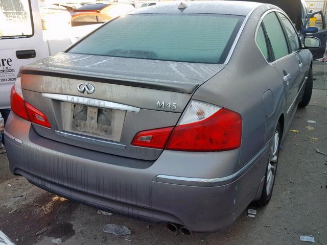 JNKBY01E88M500888 - 2008 INFINITI M45 BASE BEIGE photo 4