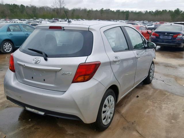 VNKKTUD39HA085350 - 2017 TOYOTA YARIS L SILVER photo 4