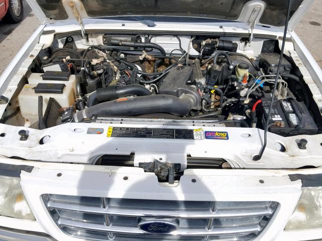 1FTYR10U72PB04691 - 2002 FORD RANGER WHITE photo 7