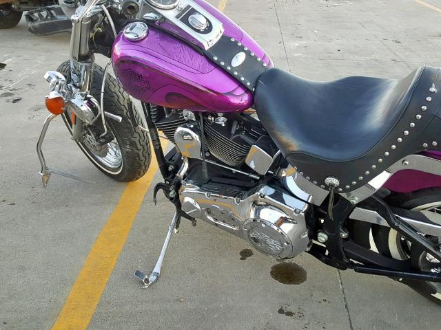 1HD1BWB125Y031605 - 2005 HARLEY-DAVIDSON FLSTCI PURPLE photo 9