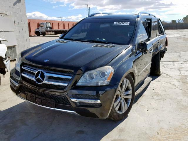 4JGBF7BE2AA601975 - 2010 MERCEDES-BENZ GL 450 4MA BLACK photo 2