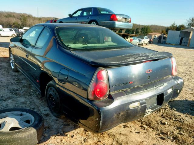 2G1WX12K2Y9290648 - 2000 CHEVROLET MONTE CARL BLUE photo 3