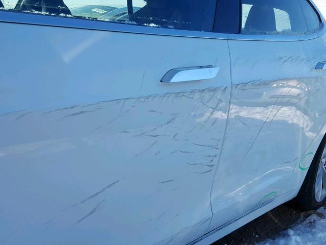 5YJSA1E21GF167288 - 2016 TESLA MODEL S Սպիտակ լուսանկար 9