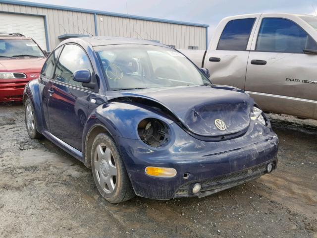 3VWCC21C8YM437128 - 2000 VOLKSWAGEN NEW BEETLE Blau Foto 1