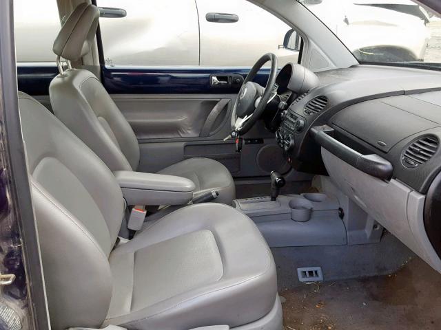 3VWCC21C8YM437128 - 2000 VOLKSWAGEN NEW BEETLE Blau Foto 5