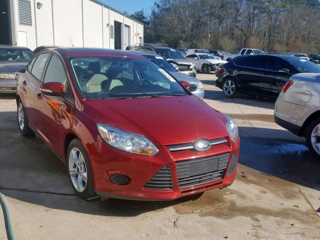 1FADP3F21EL345122 - 2014 FORD FOCUS SE BURGUNDY photo 1