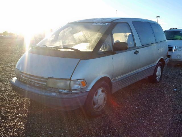 JT3AC22S7M1001799 - 1991 TOYOTA PREVIA LE BLUE photo 2