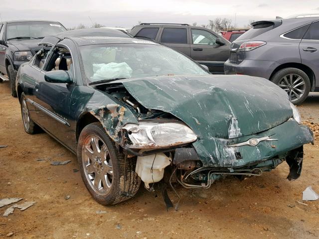 4C3AG52H91E086108 - 2001 CHRYSLER SEBRING LX GREEN photo 1