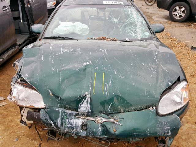 4C3AG52H91E086108 - 2001 CHRYSLER SEBRING LX GREEN photo 7