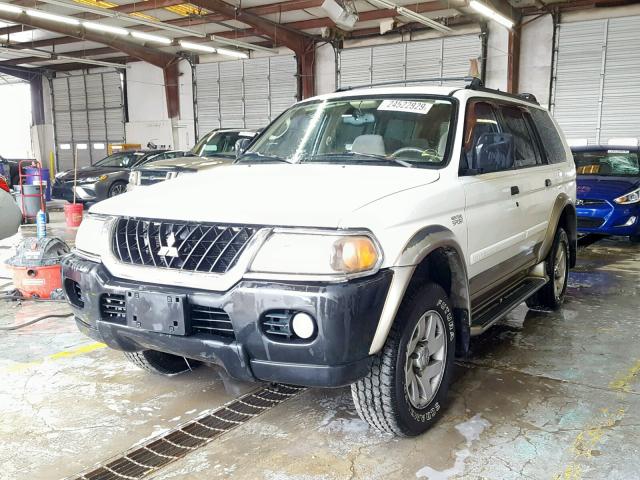 JA4LS31H2YP051946 - 2000 MITSUBISHI MONTERO SP WHITE photo 2