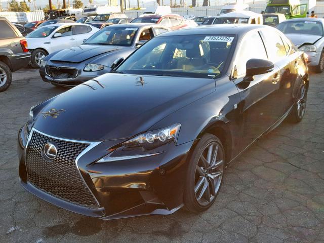 JTHBA1D29G5038376 - 2016 LEXUS IS 200T BLACK photo 2