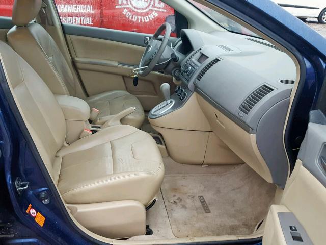 3N1AB61E77L723839 - 2007 NISSAN SENTRA 2.0 BLUE photo 5