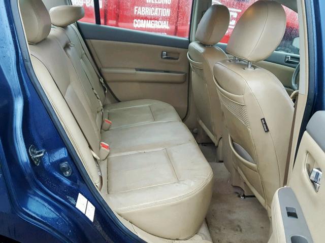 3N1AB61E77L723839 - 2007 NISSAN SENTRA 2.0 BLUE photo 6