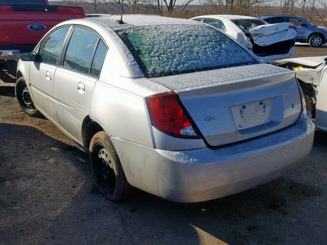 1G8AJ55F16Z101509 - 2006 SATURN ION LEVEL SILVER photo 3