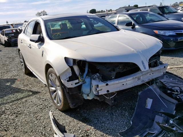 1LNHL9DK3DG605617 - 2013 LINCOLN MKS WHITE photo 1