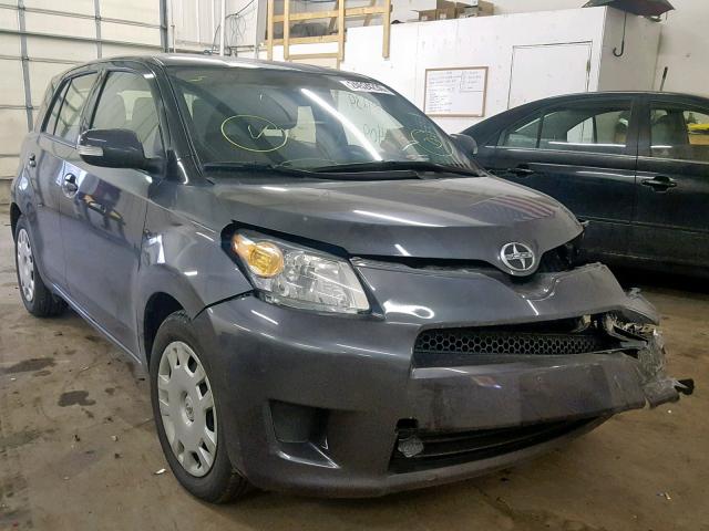 JTKKUPB45E1040171 - 2014 TOYOTA SCION XD GRAY photo 1