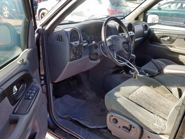 1GKDT13S222146360 - 2002 GMC ENVOY BLACK photo 9