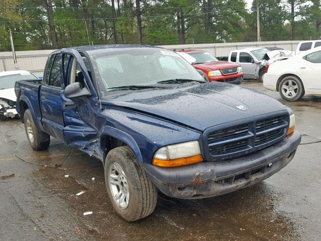 1D7HL38X23S275509 - 2003 DODGE DAKOTA QUA BLUE photo 1