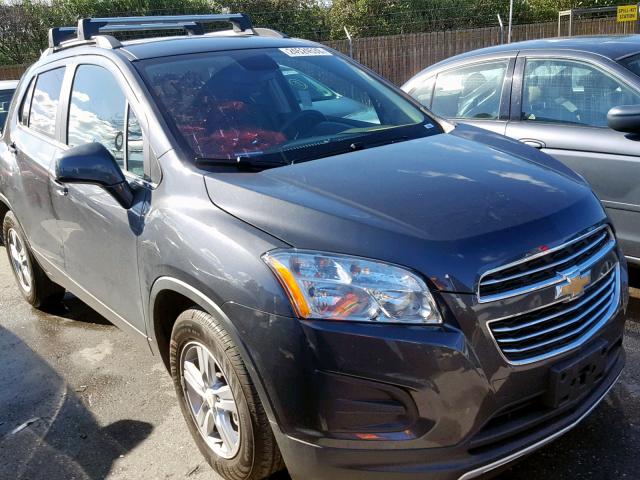 3GNCJLSB7GL270230 - 2016 CHEVROLET TRAX 1LT CHARCOAL photo 1