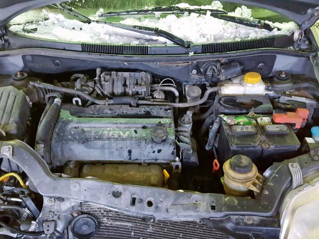 KL1TD56676B535616 - 2006 CHEVROLET AVEO BASE ნაცრისფერი ფოტო 7