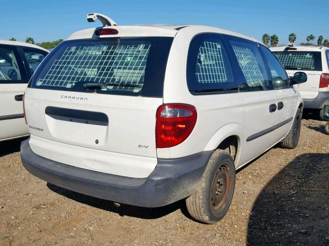 1D4GP21333B338762 - 2003 DODGE CARAVAN C/ WHITE photo 4