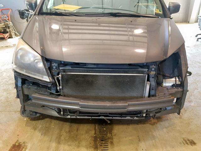 5FNRL38408B412195 - 2008 HONDA ODYSSEY EX GRAY photo 9