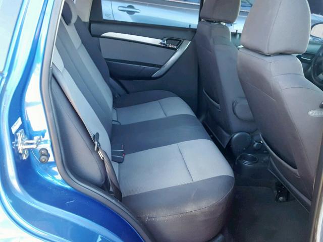 KL1TD66E49B305551 - 2009 CHEVROLET AVEO LS BLUE photo 6
