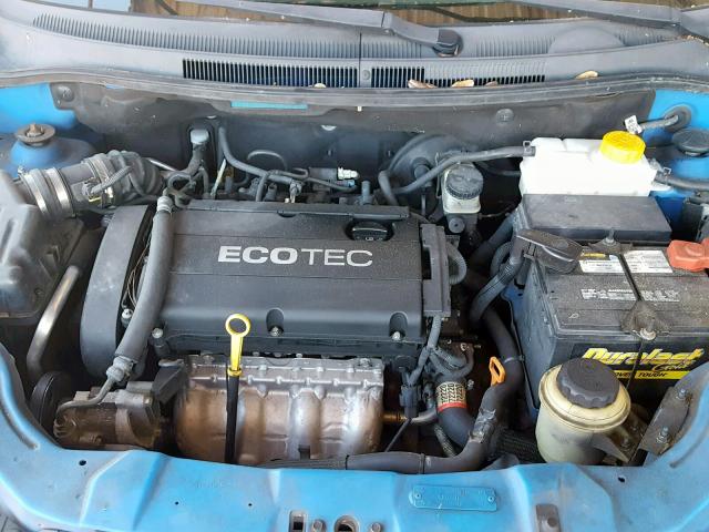 KL1TD66E49B305551 - 2009 CHEVROLET AVEO LS BLUE photo 7