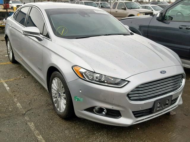 3FA6P0SU0ER330210 - 2014 FORD FUSION TIT SILVER photo 1