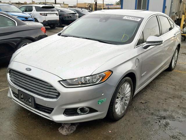 3FA6P0SU0ER330210 - 2014 FORD FUSION TIT SILVER photo 2