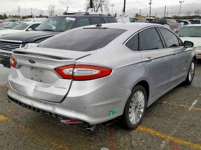 3FA6P0SU0ER330210 - 2014 FORD FUSION TIT SILVER photo 4