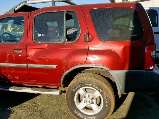 5N1ED28YX4C686600 - 2004 NISSAN XTERRA XE RED photo 9