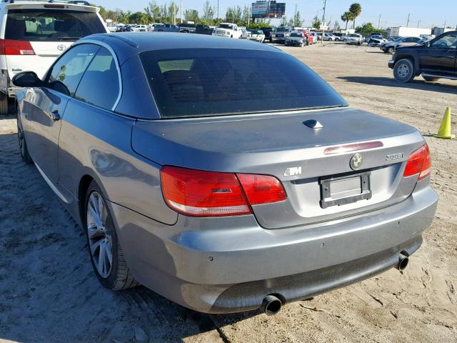 WBAWL73549P473175 - 2009 BMW 335 I GRAY photo 3