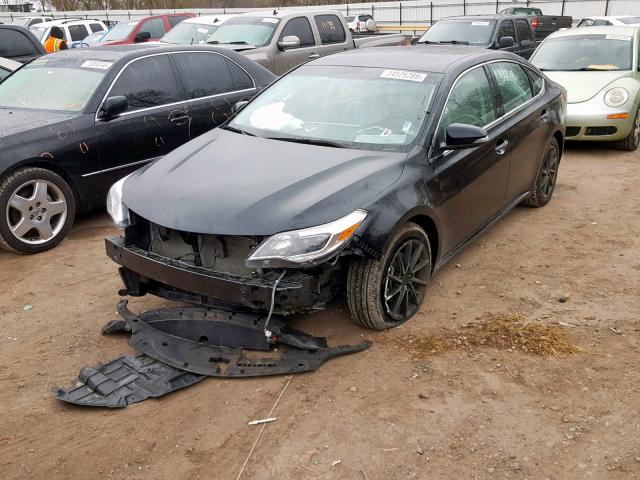 4T1BK1EB6GU215951 - 2016 TOYOTA AVALON XLE BLACK photo 2
