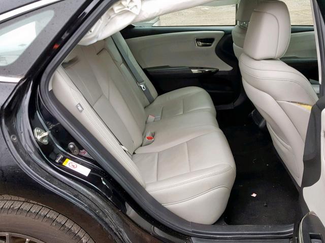 4T1BK1EB6GU215951 - 2016 TOYOTA AVALON XLE BLACK photo 6