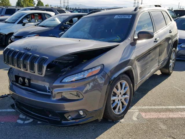 1C4PJLCBXJD615398 - 2018 JEEP CHEROKEE L CHARCOAL photo 1